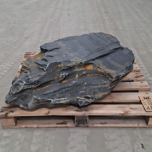 Welsh slate boulder garden - welsh, &