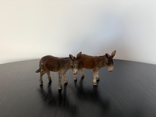 Schleich adult donkey - donkey, pair