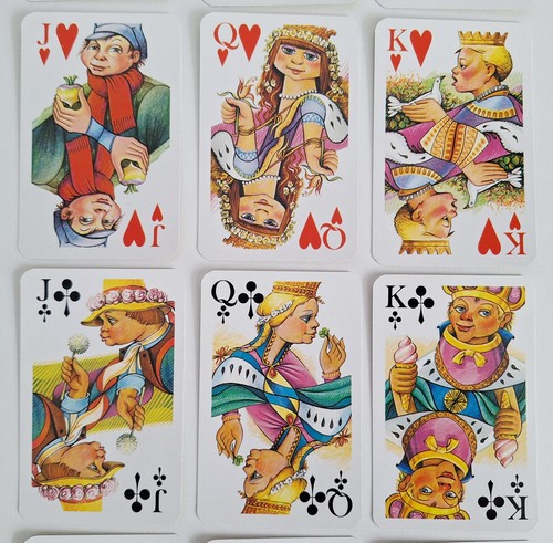 Playing cards children - cards, a