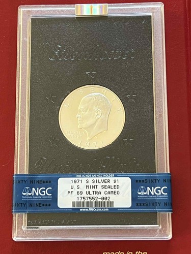 1971 eisenhower ngc pf69 - 🔥1971-s,