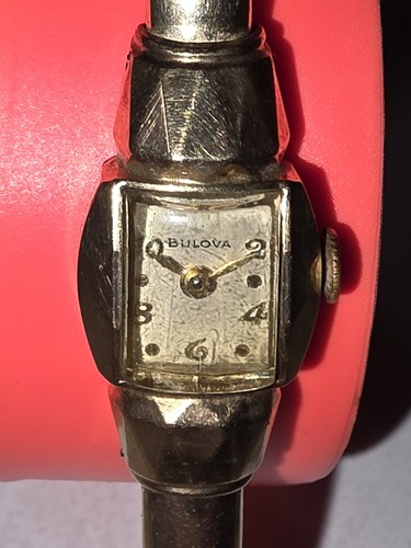 10k gold filled vintage bulova - gold,