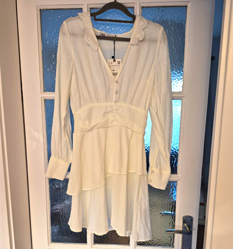 Zara white smock dress - dress, long
