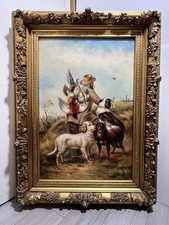 Original Oil painting 'Hunter