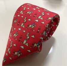 New Unused HERMES Neck Tie Red