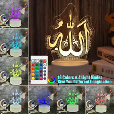 3D Night Lamp Eid Mubarak Decor Ornament Islam Muslim Ramadan Kareem Decoration