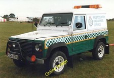 Ambulance Photo 6x4 Reg No