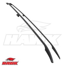 ALUMINIUM BLACK ROOF RAILS BARS KIT OE STYLE FOR MERCEDES VITO W639 LWB 10-13