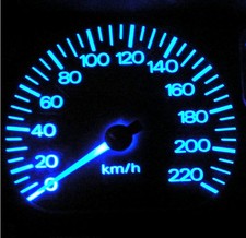 Blue LED Dash Gauge Light Kit