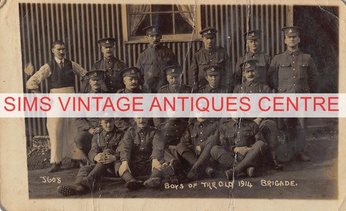 Antique postcard rppc - antique, boys