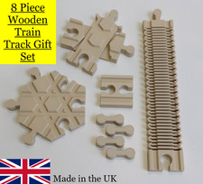 Fun 8-Piece Wooden Train Track