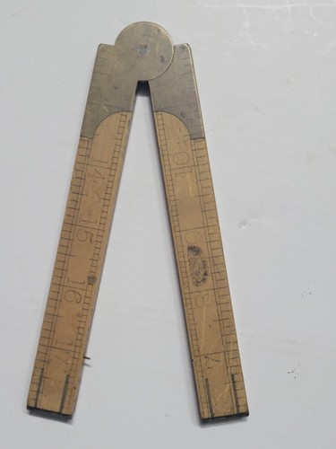 Vintage folding rule - folding,