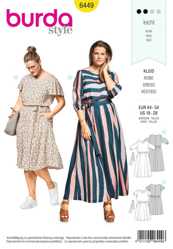 Burda style plus size dress - burda,
