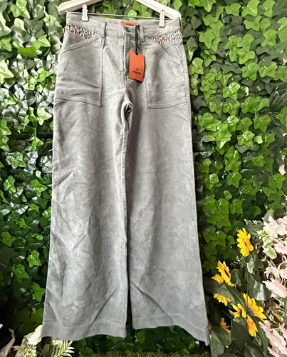 Missoni grey velvet wide - velvet, wide-leg