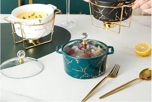 Round chafing dish buffet - 2l,