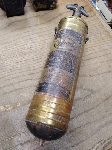 Vtg antique brass pyrene - vtg,
