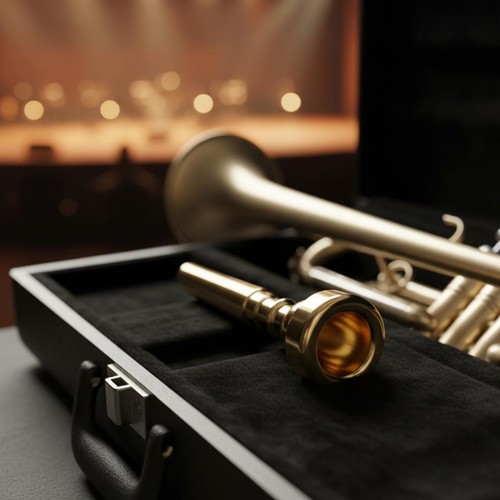 Trumpet mouthpiece portable - trumpet,