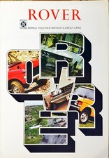 Rover 2200tc 3500 P6 & Range Rover Brochure 1973