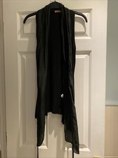 LADIES SLEEVELESS  LONG LENGTH  CARDIGAN TOP LONG FLOATY. Bohemian. WalG