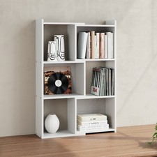 Wooden Storage Cube Shelf 2 3 Tier Cabinet Bookcase Home Office Display Unit UK