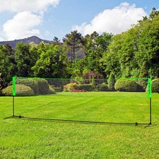 Portable Badminton Set, Adjustable Multi-Sports Net for Pickleball, Volleyball;