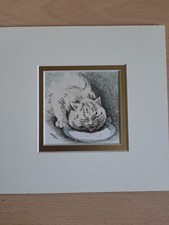 LOUIS WAIN ANTIQUE PRINT DATED