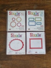 sizzix die cutters X 4