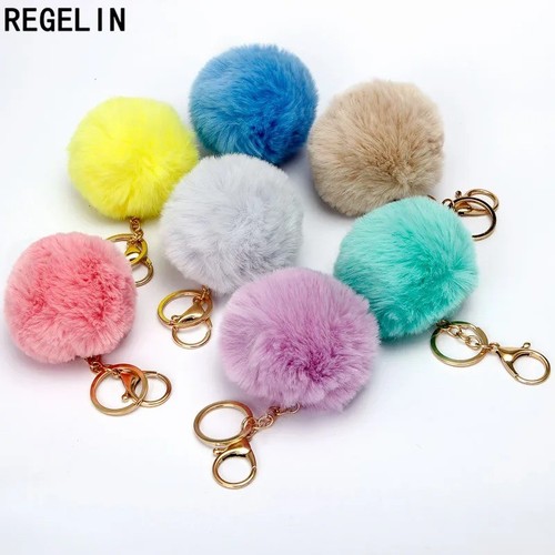Cute key chain faux rabbit - cute,