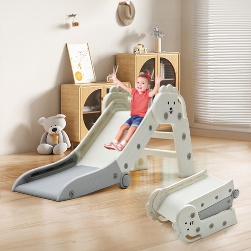 Space saving kids slide - space,