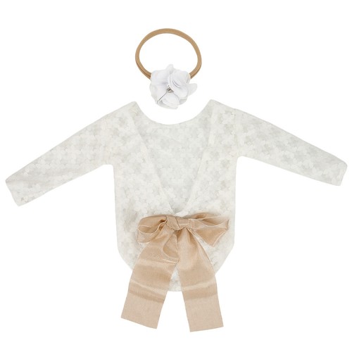 Baby girl lace romper - lace,