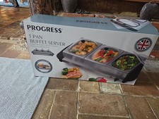 Progress 3 Pan Buffet Server