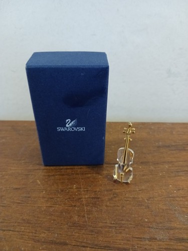 Swarovski violin with stand - with,