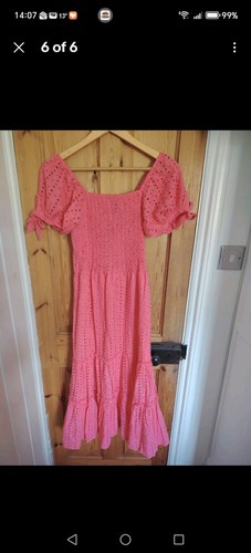 Pink broderie anglais summer - broderie,