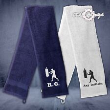 Personalised Boxing Towel Gym Embroidered Any Name or Initials  Gift for Him 
