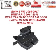 BOOT LOCK FOR BMW 5 F07 09-17 F10 11-16 REAR TAILGATE  LID LATCH CATCH MECHANISM