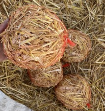 4x Barley Straw Bales - Natural Pond Algae & Blanketweed Prevention - Farm fresh