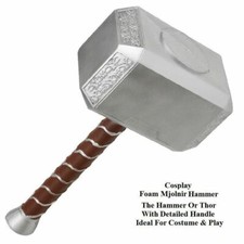 Foam Mjolnir Thors Hammer Great For Stage Costume LARP. Cosplay & Safe Play