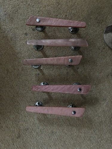 Pink vintage bakelite door - pink,