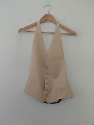Moss bros waistcoat beige - bros,