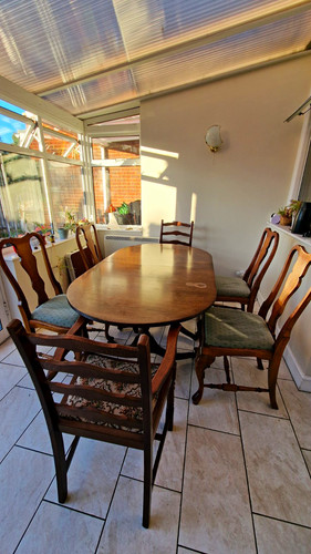 Traditional mahogany dining - traditional,
