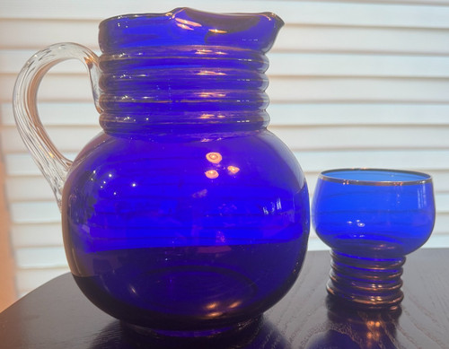 Vintage cobalt blue - vintage, art