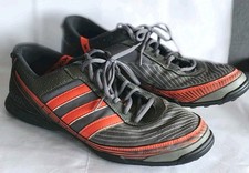 Adidas Adi5 XvsX Soccer Shoes Gray Orange Turf Sneaker Men's Size 9