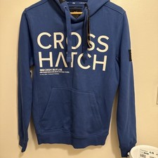 Crosshatch Mens Blue Hoodie