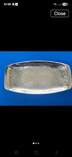 Cavalier silver plate serving - silver,