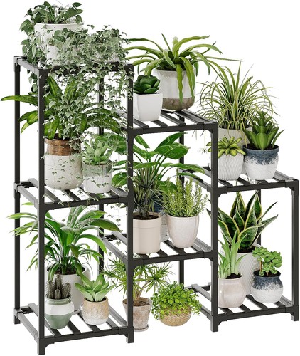 Wooden plant stand indoor - plant, 3