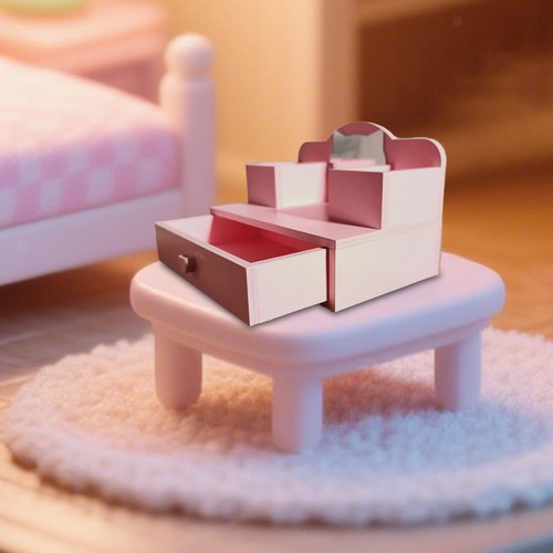 Dollhouse miniature wooden - dollhouse,