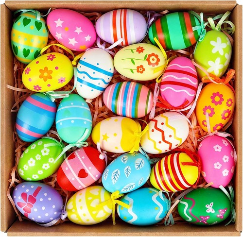 24pcs easter hanging - 24pcs, eggs