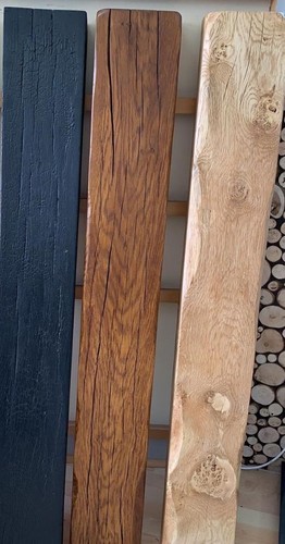 Wooden beam fireplace - wooden,