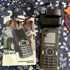 Samsung SGH-M110 - Black (Unlocked) Rugged Mobile Phone Fully Working
