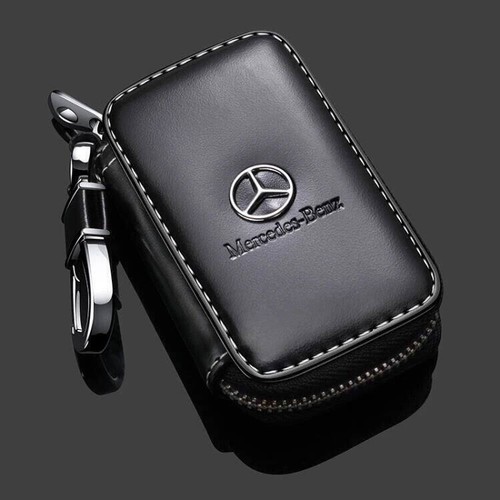 Leather auto key case bag - auto,