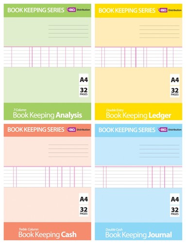 Accounts book keeping - a4,